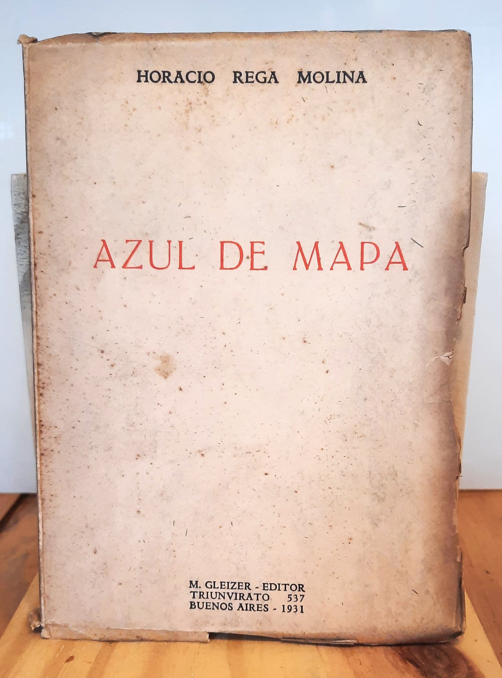 Portada de Azul de mapa  Buenos Aires, Gleizer,  1931