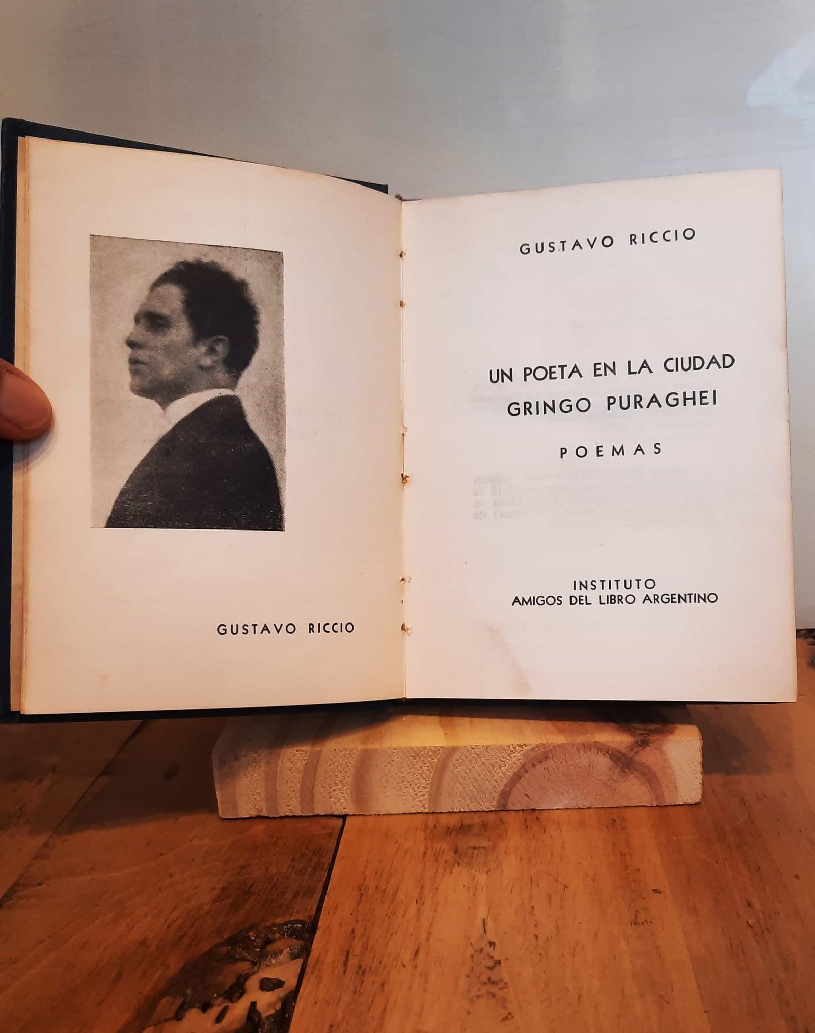 Portada de Un poeta en la ciudad Gringo Puraghei