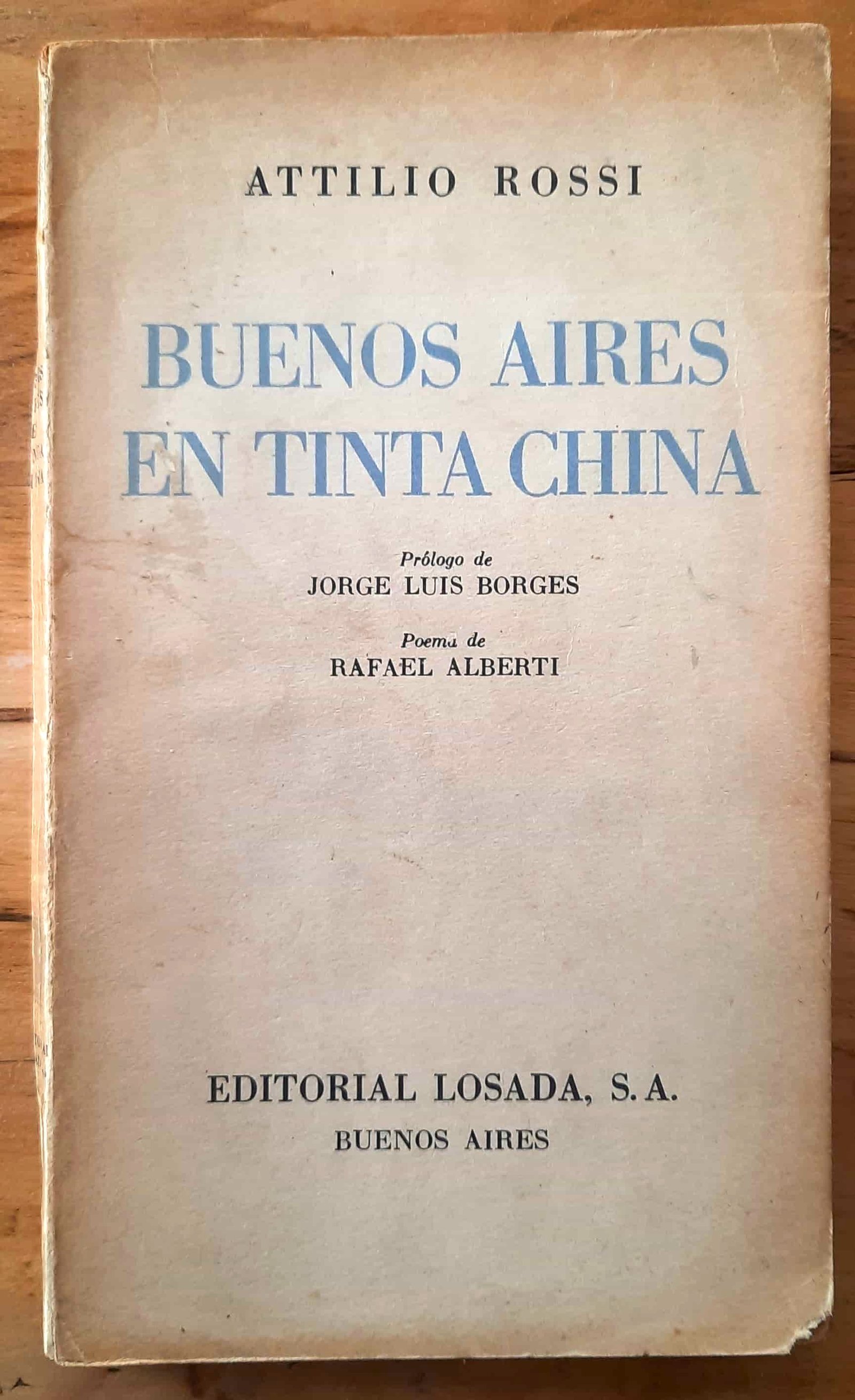 Portada de Buenos Aires en tinta China