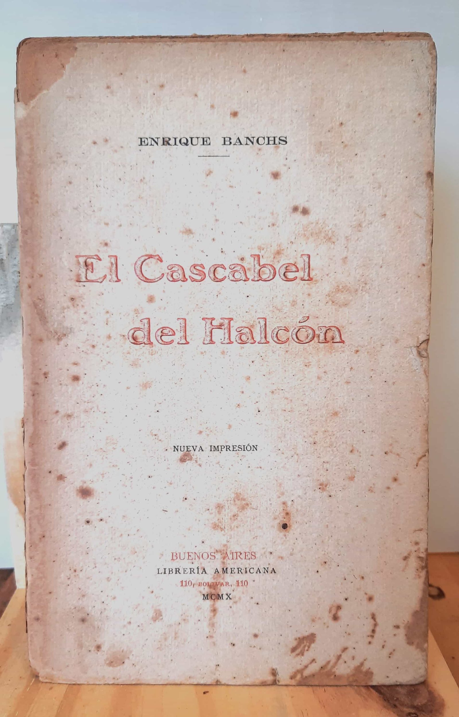 Portada de El cascabel del halcón