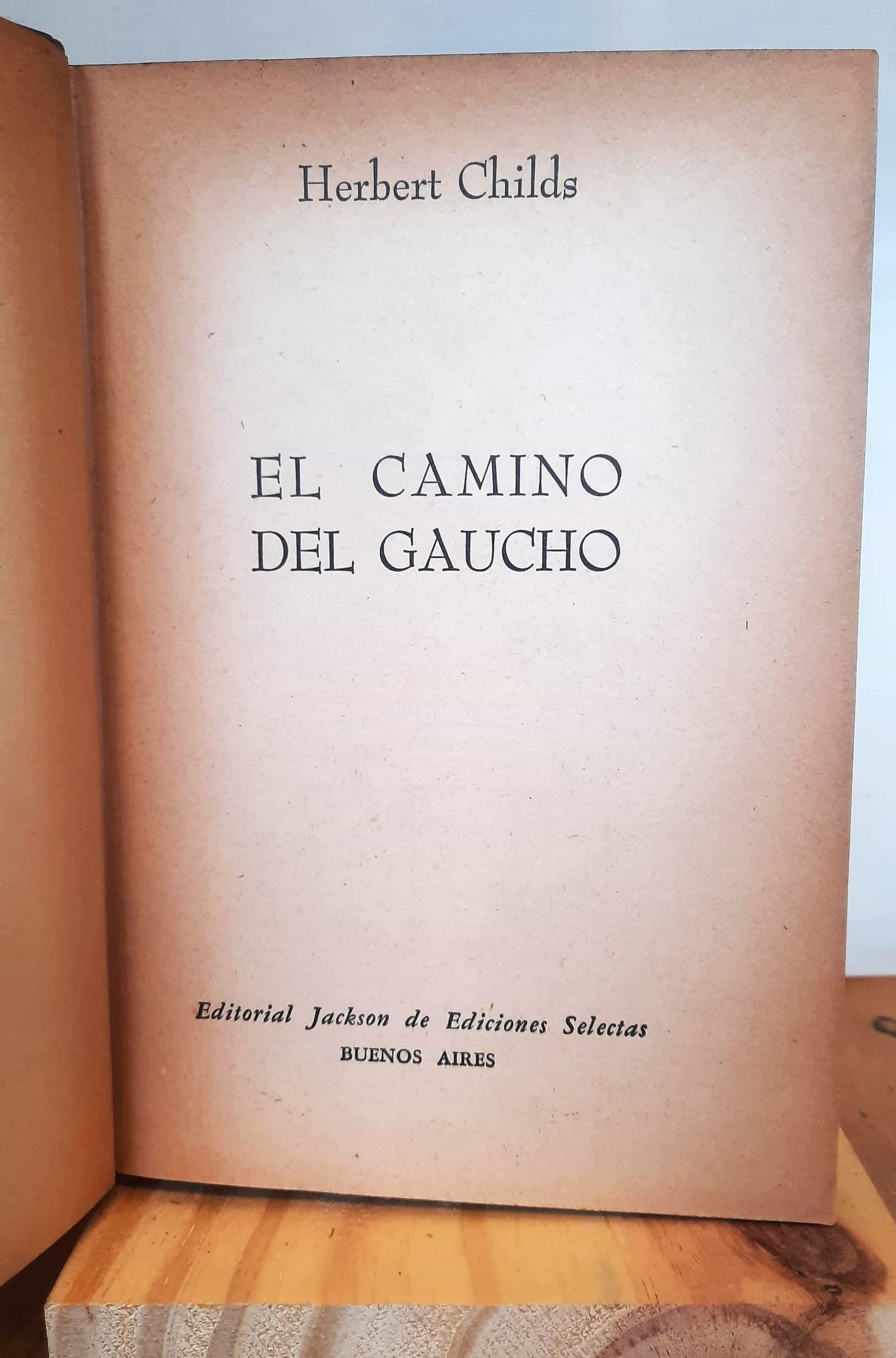 Portada de El camino del gaucho